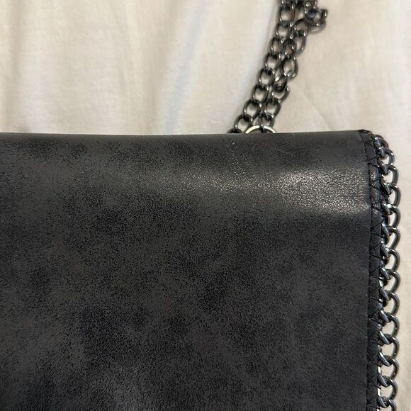 NWOT SOLD OUT Nordstrom Chelsea28 Faux Leather Wallet on a Chain in Black - Picture 15 of 15